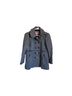 Juicy Couture 80% Wool 20% Nylon 100% Rayon 100% Acetate Polka Dots White Blue Coat Size 0 - photo 1
