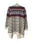 Talbots Fair Isle Stripes Multi Color Cardigan Size 2X - photo 2