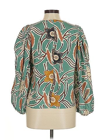 Ulla Johnson Ulla Johnson 3/4 Sleeve Silk Top (view 2)