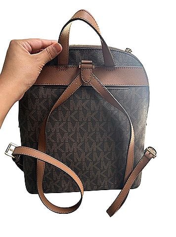 Michael Kors Leather Backpack (view 2)