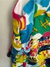 J.Crew 100% Polyester Floral Multi Color Cocktail Dress Size 4 - photo 4