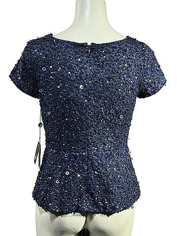 Adrianna Papell Short Sleeve Blouse (view 2)