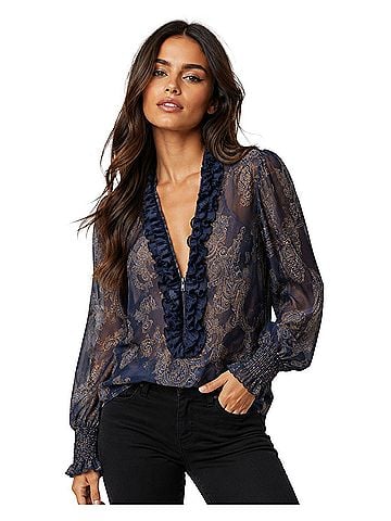 Alice + Olivia Long Sleeve Blouse (view 1)