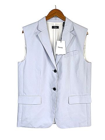 Theory Boxy Oversized Square Vest Vest (view 2)