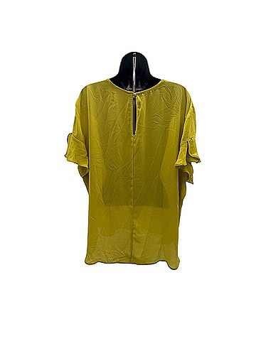 Soho JEANS NEW YORK & COMPANY Short Sleeve Blouse (view 2)