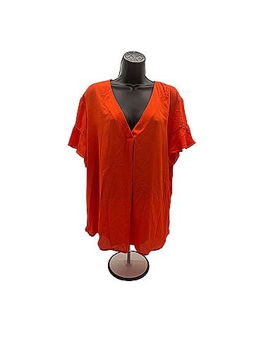 Soho JEANS NEW YORK & COMPANY Short Sleeve Blouse (view 1)