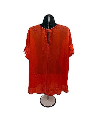 Soho JEANS NEW YORK & COMPANY Short Sleeve Blouse (view 2)
