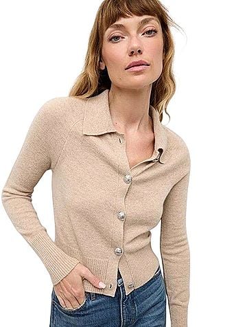 Veronica Beard Cheshire Cashmere Cardigan (view 1)