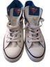 Converse Graphic White Red Blue Sneakers Size 8 - photo 1