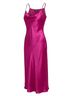 Bebe Babydoll Cowl Satin Midi Slip Dress Casual Dress - photo 1