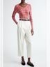 ETRO Paisley Pink Red Silk Pullover Sweater Size 6 - photo 4