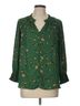 DR2 100% Polyester Floral Green Dr2 3/4 Sleeve Blouse Size L - photo 1
