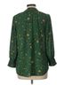 DR2 100% Polyester Floral Green Dr2 3/4 Sleeve Blouse Size L - photo 2