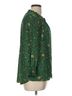 DR2 100% Polyester Floral Green Dr2 3/4 Sleeve Blouse Size L - photo 3