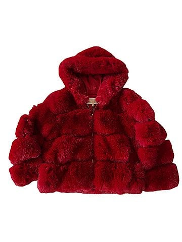Adrienne Landau Faux Fur Jacket (view 1)
