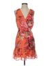 Express 100% Polyester Tropical Orange Express Cocktail Dress Size XS - photo 1