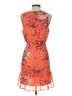 Express 100% Polyester Tropical Orange Express Cocktail Dress Size XS - photo 2