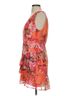 Express 100% Polyester Tropical Orange Express Cocktail Dress Size XS - photo 4