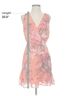 Express 100% Polyester Tropical Orange Express Cocktail Dress Size XS - photo 5