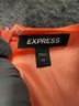Express 100% Polyester Tropical Orange Express Cocktail Dress Size XS - photo 6