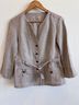 Gerard Darel 100% Linen Tan Blazer Size 4 - photo 4