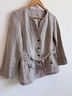 Gerard Darel 100% Linen Tan Blazer Size 4 - photo 5