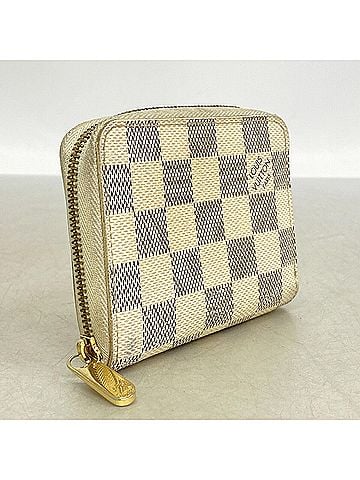Louis Vuitton Louis Vuitton Damier Azur Zippy Coin Purse N63069 White (Men's &amp; Women's) (view 2)