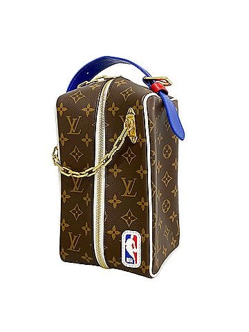 Louis Vuitton Louis Vuitton Monogram NBA Collaboration Clutch Bag Cloakroom Drop Kit M45588 Brown Men's (view 1)