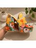 Strategy Inc. Floral Multi Color Wedges Size 8 - photo 4
