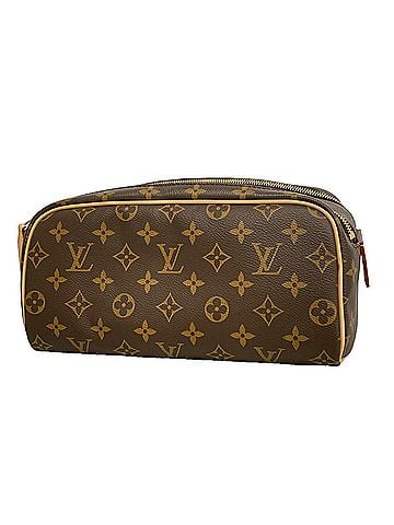 Louis Vuitton Louis Vuitton Monogram Dopp Kit Clutch Bag M44494 Brown Men's (view 1)