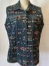 Chico's Graphic Blue Vest Size L - photo 5