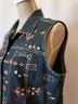 Chico's Graphic Blue Vest Size L - photo 8
