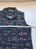 Chico's Graphic Blue Vest Size L - photo 13