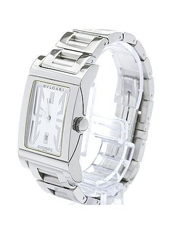 Bvlgari BVLGARI Rettangolo Stainless Steel Automatic Mens Watch RT45S Polished (view 2)