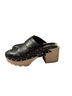 Aerosoles Floral Black Brown Mule/Clog Size 8 1/2 - photo 2