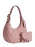 Coach Pink Leather Hobo One size - photo 1