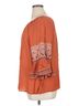 Max Studio 100% Rayon Orange Max Studio 3/4 Sleeve Blouse Size 1X - photo 4