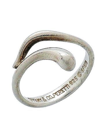 Tiffany & Co. Tiffany &amp; Co. Teardrop Ring, Sterling Silver 925, Women's (view 1)