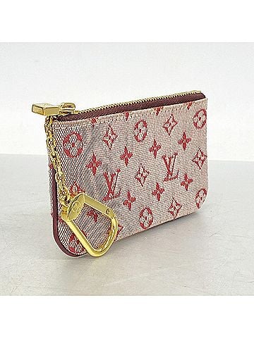 Louis Vuitton Louis Vuitton Monogram Mini Lin Pochette Clé M92238 Cerise Women's Wallet/Coin Case (view 2)