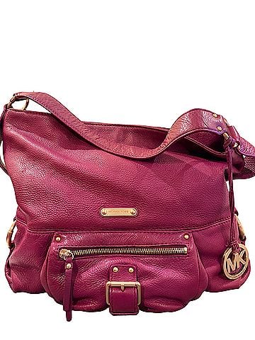 Michael Kors Leather Hobo (view 1)