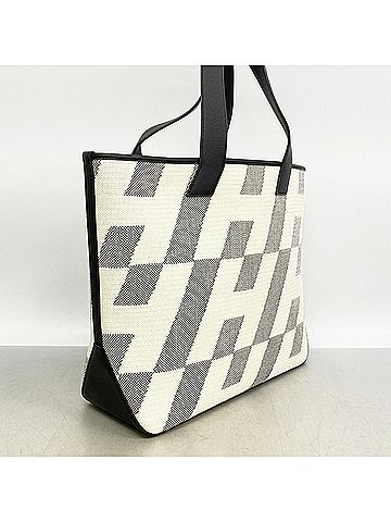 Hermès Hermes Tote Bag H Ambie GM Toile Black U Stamp Women's (view 2)