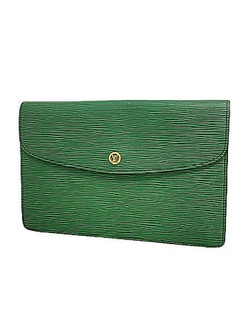 Louis Vuitton Louis Vuitton Epi Montaigne 27 Clutch Bag M52654 Borneo Green (Men's/Women's) (view 1)