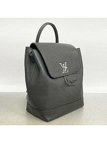 Louis Vuitton Louis Vuitton Lockme Backpack M41815 Black (Women's) (view 2)
