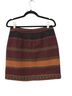 Ann Taylor LOFT Stripes Multi Color Black Burgundy Orange Green Wool Skirt Size 6 - photo 2