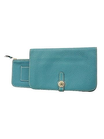 Hermès Hermes Dogon GM Long Wallet, Togo Leather, Blue Jean, ?H Stamp, Men's/Women's (view 1)