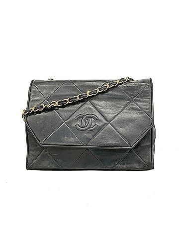 Chanel Chanel Matelassé Chain Shoulder Bag, Lambskin, Black, Women's (view 1)