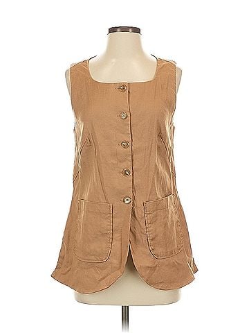 Maeve Maeve Sleeveless Button Down Shirt (view 1)