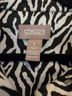 Chico's Animal Print Black White Denim Jacket Size 1X - photo 3