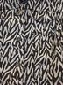 Chico's Animal Print Black White Denim Jacket Size 1X - photo 7