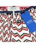 One Teaspoon Chevron-herringbone White Red Blue Athletic Shorts Size XXS - photo 3